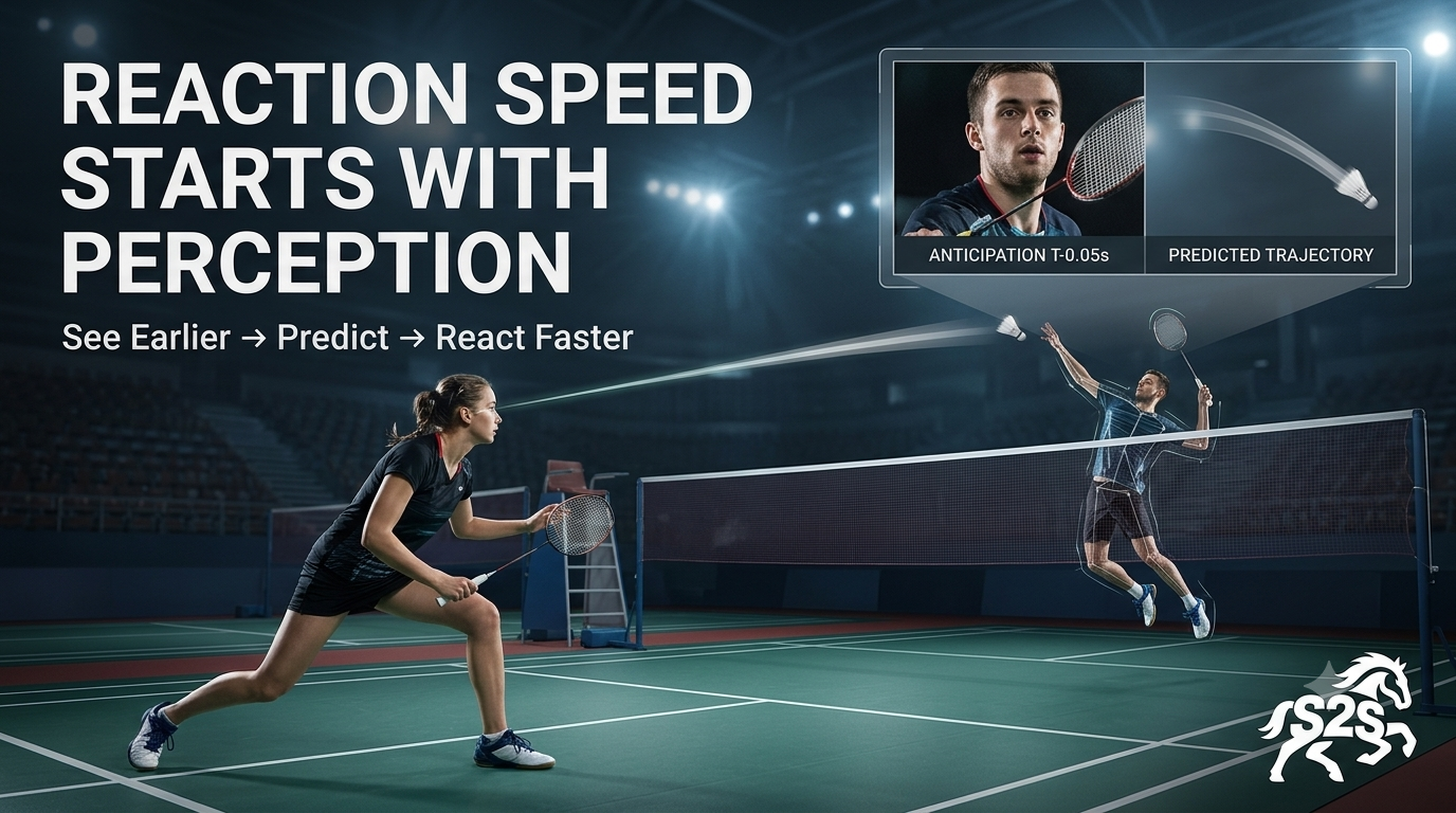 Why You’re Slow to React in Badminton: It May Be Your Perception, Not Your Reflexes