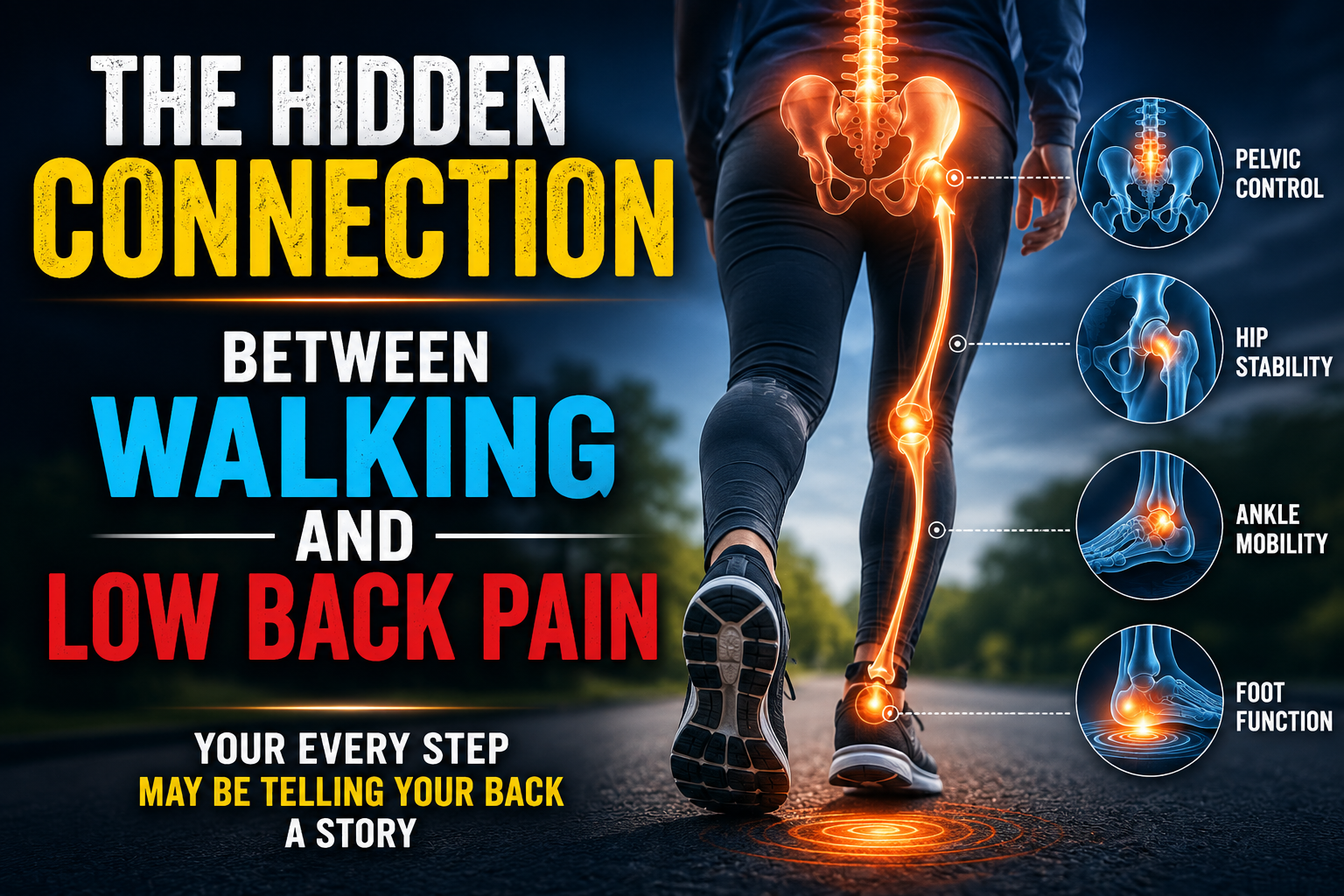 The Hidden Connection Between Walking and Low Back Pain: How Your Gait May Be Affecting Your Spine