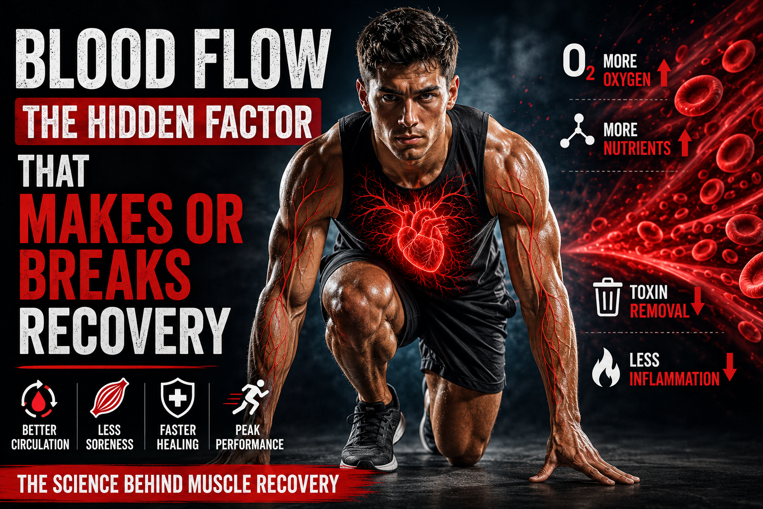 How Poor Blood Flow Delays Muscle Recovery: The Science Behind Circulation and Healing | Sports2Science