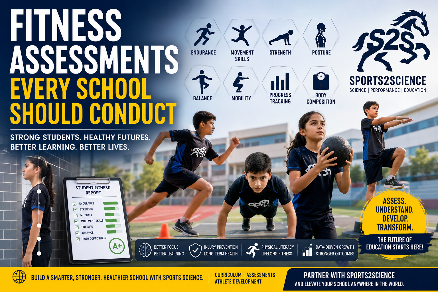 Fitness Assessments Every School Should Conduct | Build Healthier & Stronger Students